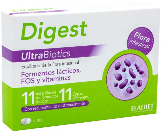 Eladiet Digest Ultra Probiotica 30 Tabletten