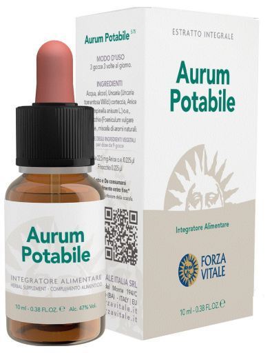 Forza Vitale Aurum Drinkbaar Goud Spagyrisch Metaal 10 ml