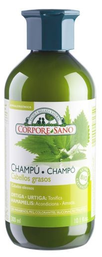 Corpore Sano Brandnetelshampoo voor vet haar - 300 milliliter
