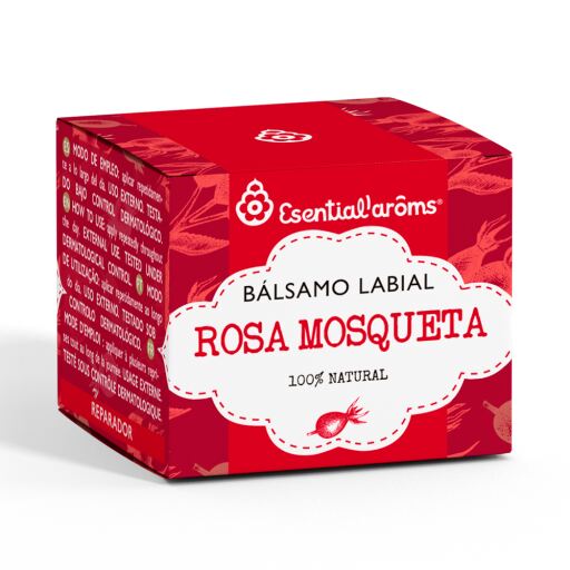 Esential'ar&ocirc;ms Rozenbottel lippenbalsem