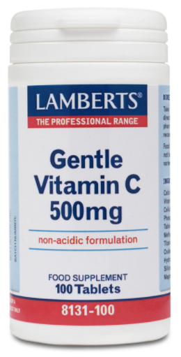 Lamberts Vitamine C 500 mg niet-zure zachte vorm 100 tabletten