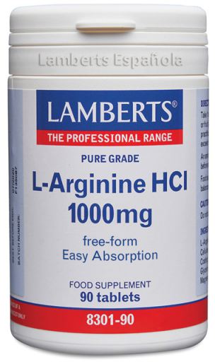Lamberts L-Arginine HCl 90 Tabletten 1000 mg