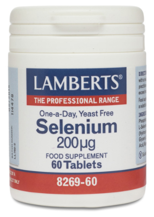 Lamberts Selenium 200 g als l-selenomethionine 60 capsules