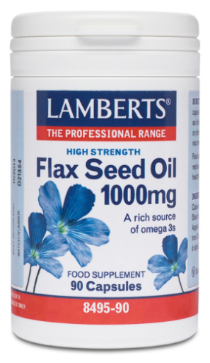 Lamberts Lijnzaadolie 90 Capsules 1000 mg