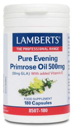 Lamberts Teunisbloem-zuivere teunisbloemolie 500 mg 180 capsules