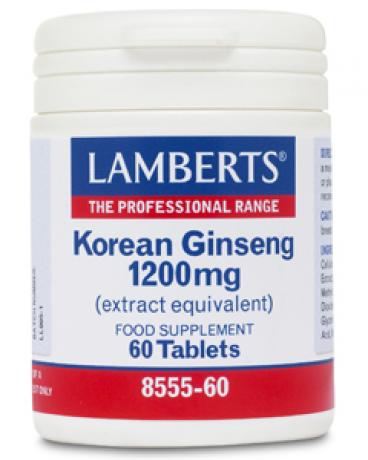 Lamberts Koreaanse Ginseng 1.200 mg 60 capsules