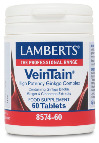 VeinTain krachtige ginkgo, kaneel en gember 60 tabletten