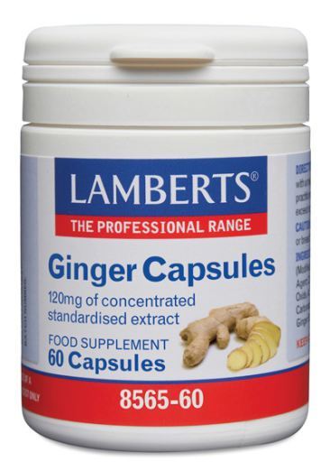 Lamberts Gember 120 mg Hoge Concentratie 60 Capsules