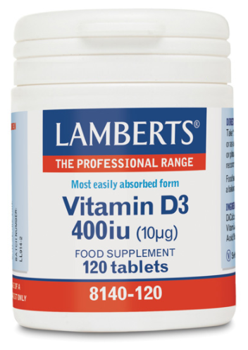 Lamberts Vitamine D 400Ui als vitamine D3 120 tabletten