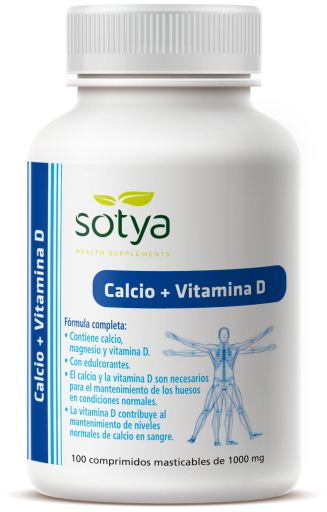 Sotya Calcium+Vitamine D 100 Kauwtabletten