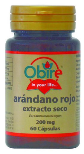 Obire Cranberry 200 mg droog extract 60 capsules