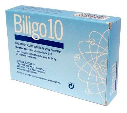 Artesania Agr&iacute;cola Biligo-10 Jodium 20 Ampullen