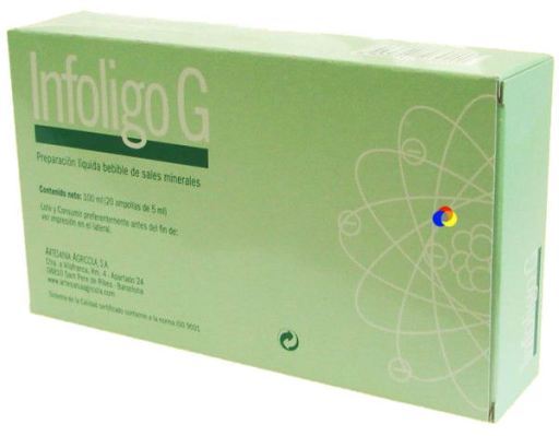 Artesania Agr&iacute;cola Infoligo-G Cu,mg,mn,zn,au 20 flesjes