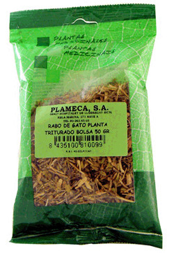 Plameca Staart Kat Grond Verpletterd
