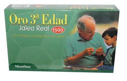 Mont Star Royal Jelly voor Senioren Goud 20 Ampullen