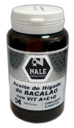 Nale Parels Lever Kabeljauw + Vitamine A + Vitamine E 100 Parels