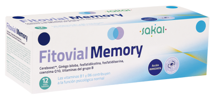 Sakai Geheugenfitovial activeert de geest 12 Vials
