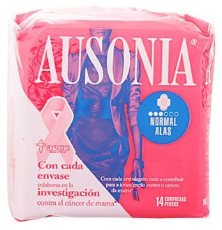 Ausonia Pads met vleugels 14 stuks