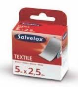 Salvelox Stoffen plakband 5x2,5 wit