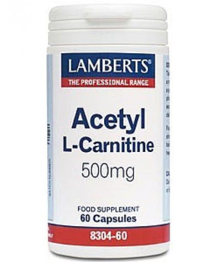 Lamberts Acetyl L-carnitine 500mg HCL
