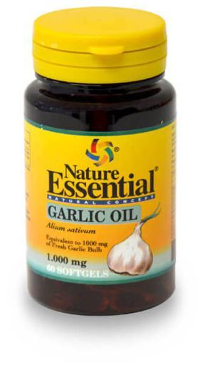 Nature Essential Knoflookolie (knoflook) 1000 mg 60 parels