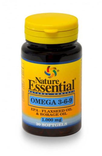 Nature Essential Omega 3-6-9 1000 milligram van 30 essenti&euml;le natuurparels