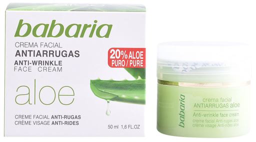 Babaria Anti Rimpel Gezichtscr&egrave;me Alo&euml; Vera 50 ml