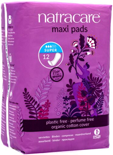 Natracare Comprimeert Maxi 12 uds