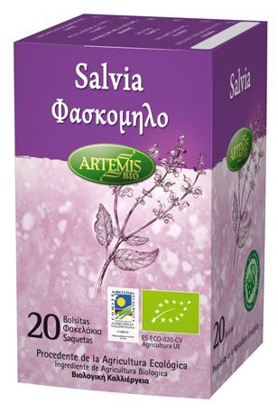 Artemis Bio Salvia infuuszakjes 20 x 1,4 g bio