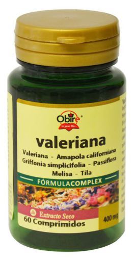 Obire Valeriaan Complex 400 mg Droog Extract 60 Tabletten
