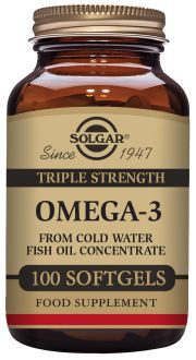 Solgar Omega 3 Drievoudige Concentratie 100 Softgels