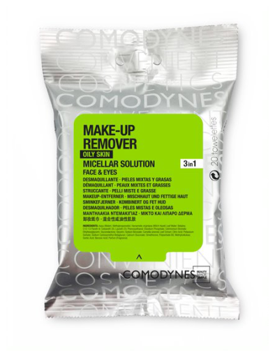 Make-Up Remover Vette en gemengde huid 20 handdoekjes
