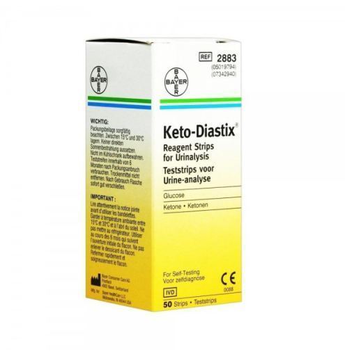 Bayer Keto Diastix Glucose / Aceton Teststrip