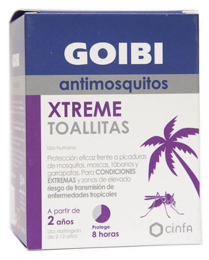 Goibi Xtreme Mosquito Wipes 16 stuks