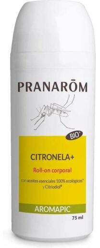 Pranarom Citronella+ Bio Body Roll-On 75 ml