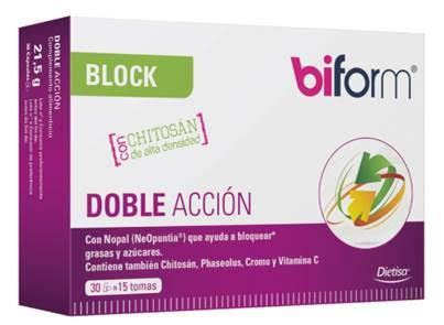 Biform Blok Dubbele Actie 30 Capsules