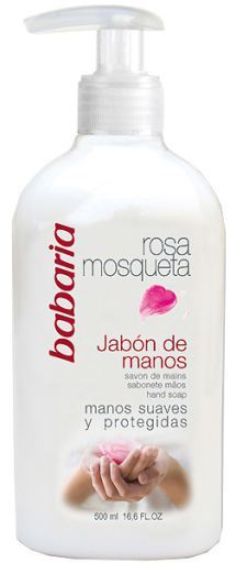 Babaria Handzeep Rozenbottel 500 ml