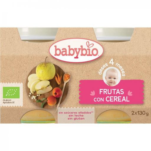 Babybio Pot met fruit en ontbijtgranen 130 g