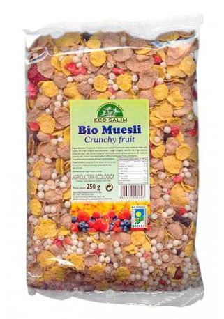 Biologische Muesli Crunchy Fruit 250 gr