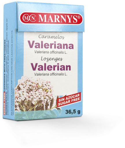 Marnys Suikervrije Valeriaan snoepjes 20 stuks 36,5 gr