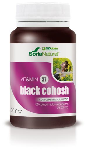 Soria Natural Blackcohosh Menopauze Opvliegers 30 MGdosis Capsules