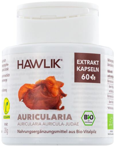 Hawlik Auricularia (Auricularia polytricha) 60 capsules