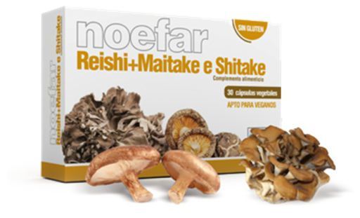 Noefar Reishi-Maitake-Shitake 30 Capsules