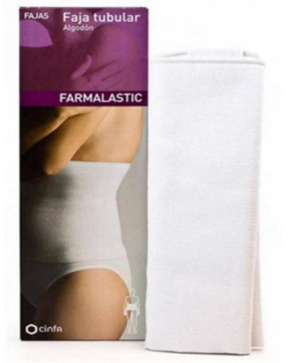 Cinfa Farmalastic Velcro Witte Gordel T/3 115-130