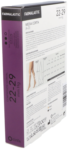 Farmalastic Korte Kousen 140 Medium Beige