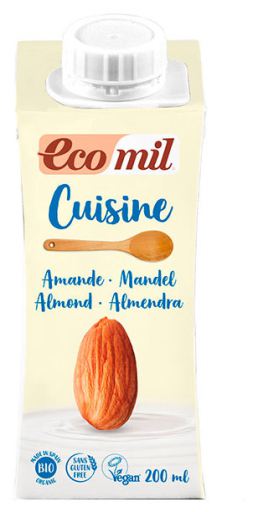 Ecologische kookroom Amandel 200 ml
