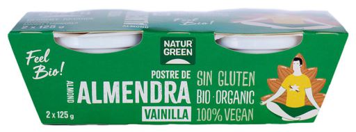 Naturgreen Amandel-vanille dessert Bio 2 x 125 g