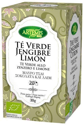 Artemis Bio Bio Gember-Citroen Groene Thee 40g