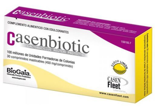 Casen Biotic Lemon 30 Kauwtabletten