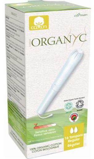 Organic Cotton 100% tampons met applicator normaal 16 stuks